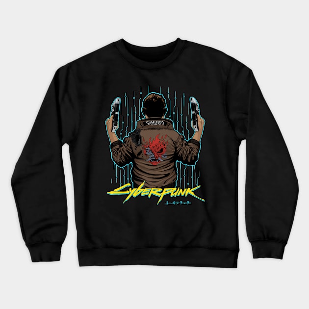 Cyberpunk Crewneck Sweatshirt by xartt